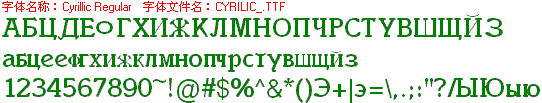 查看字体及作者详细介绍