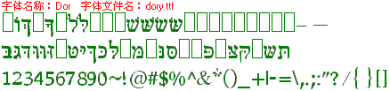 查看字体及作者详细介绍