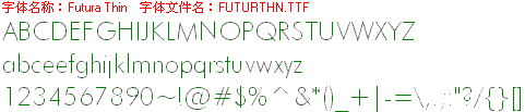 查看字体及作者详细介绍