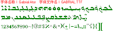 查看字体及作者详细介绍