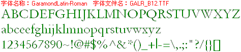 查看字体及作者详细介绍