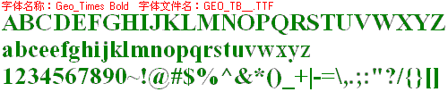 查看字体及作者详细介绍