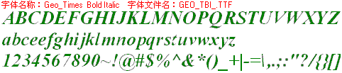查看字体及作者详细介绍