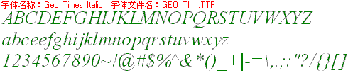 查看字体及作者详细介绍