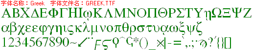 查看字体及作者详细介绍