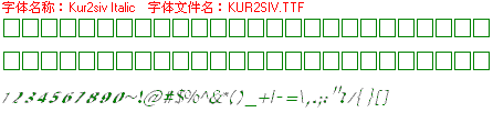查看字体及作者详细介绍