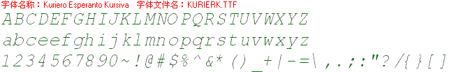 查看字体及作者详细介绍