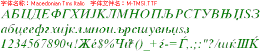 查看字体及作者详细介绍