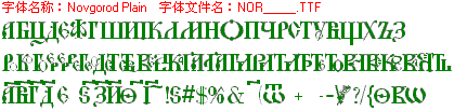 查看字体及作者详细介绍