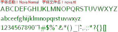 查看字体及作者详细介绍