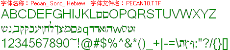 查看字体及作者详细介绍