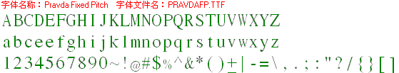 查看字体及作者详细介绍