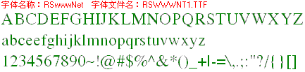 查看字体及作者详细介绍