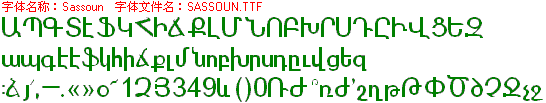 查看字体及作者详细介绍