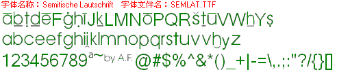 查看字体及作者详细介绍