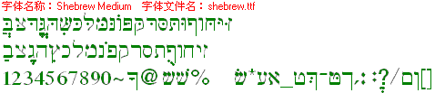 查看字体及作者详细介绍