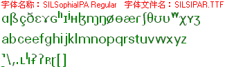 查看字体及作者详细介绍