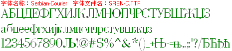 查看字体及作者详细介绍