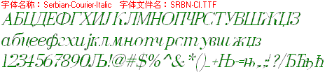 查看字体及作者详细介绍