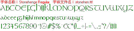 查看字体及作者详细介绍