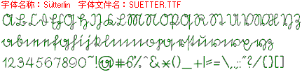 查看字体及作者详细介绍