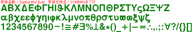 查看字体及作者详细介绍
