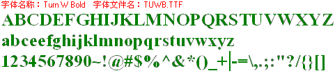 查看字体及作者详细介绍