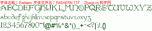 查看字体及作者详细介绍