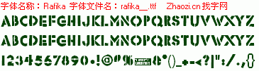 查看字体及作者详细介绍