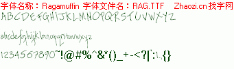 查看字体及作者详细介绍