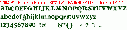 查看字体及作者详细介绍