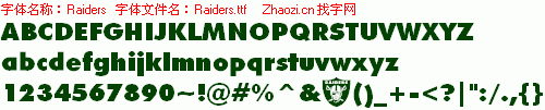 查看字体及作者详细介绍
