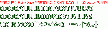 查看字体及作者详细介绍