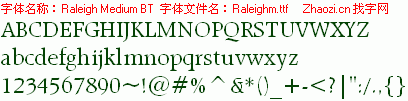 查看字体及作者详细介绍