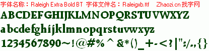 查看字体及作者详细介绍
