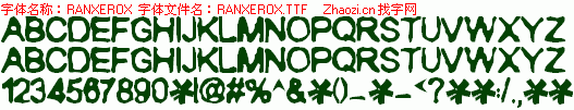 查看字体及作者详细介绍