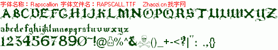 查看字体及作者详细介绍