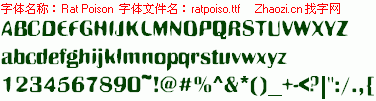 查看字体及作者详细介绍