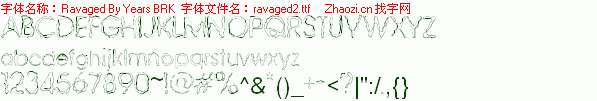 查看字体及作者详细介绍