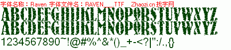 查看字体及作者详细介绍