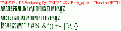 查看字体及作者详细介绍