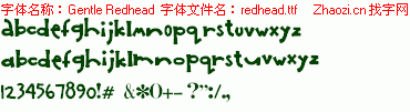 查看字体及作者详细介绍