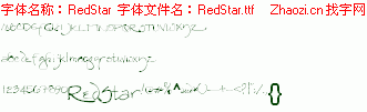 查看字体及作者详细介绍