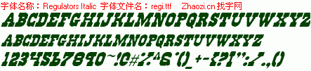 查看字体及作者详细介绍