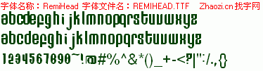 查看字体及作者详细介绍