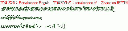 查看字体及作者详细介绍