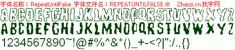 查看字体及作者详细介绍