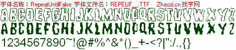 查看字体及作者详细介绍
