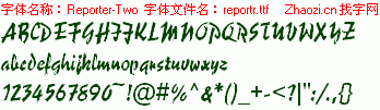 查看字体及作者详细介绍