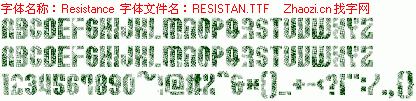 查看字体及作者详细介绍
